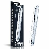 LoveToy Flawless Clear Double Dildo 12"