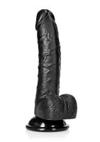 RealRock Curved Realistic Dildo Balls Suction Cup 7"